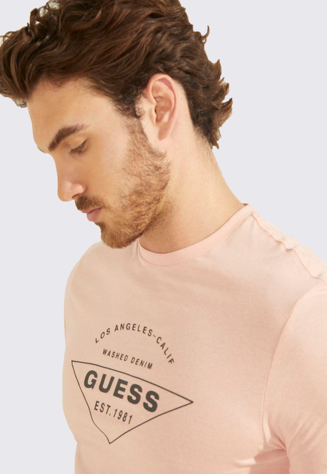 Polera Guess Ss La Calif Logo Tee-2