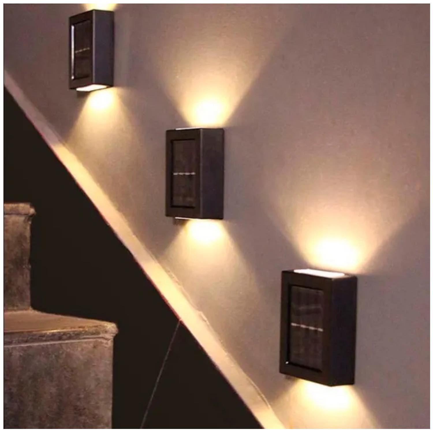 FOCO MURO SOLAR 2 LED MODELO YD-36-2