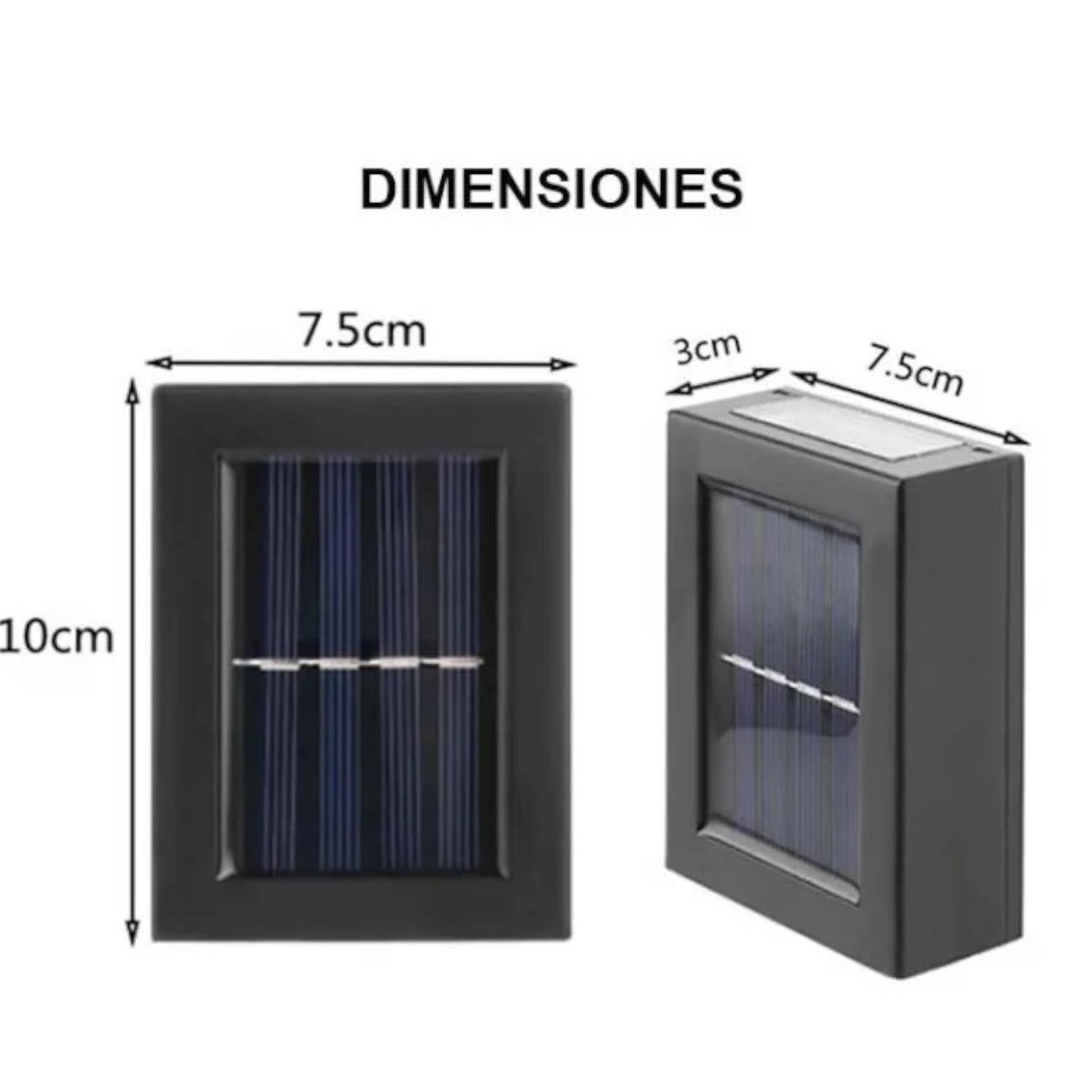 FOCO MURO SOLAR 2 LED MODELO YD-36-3
