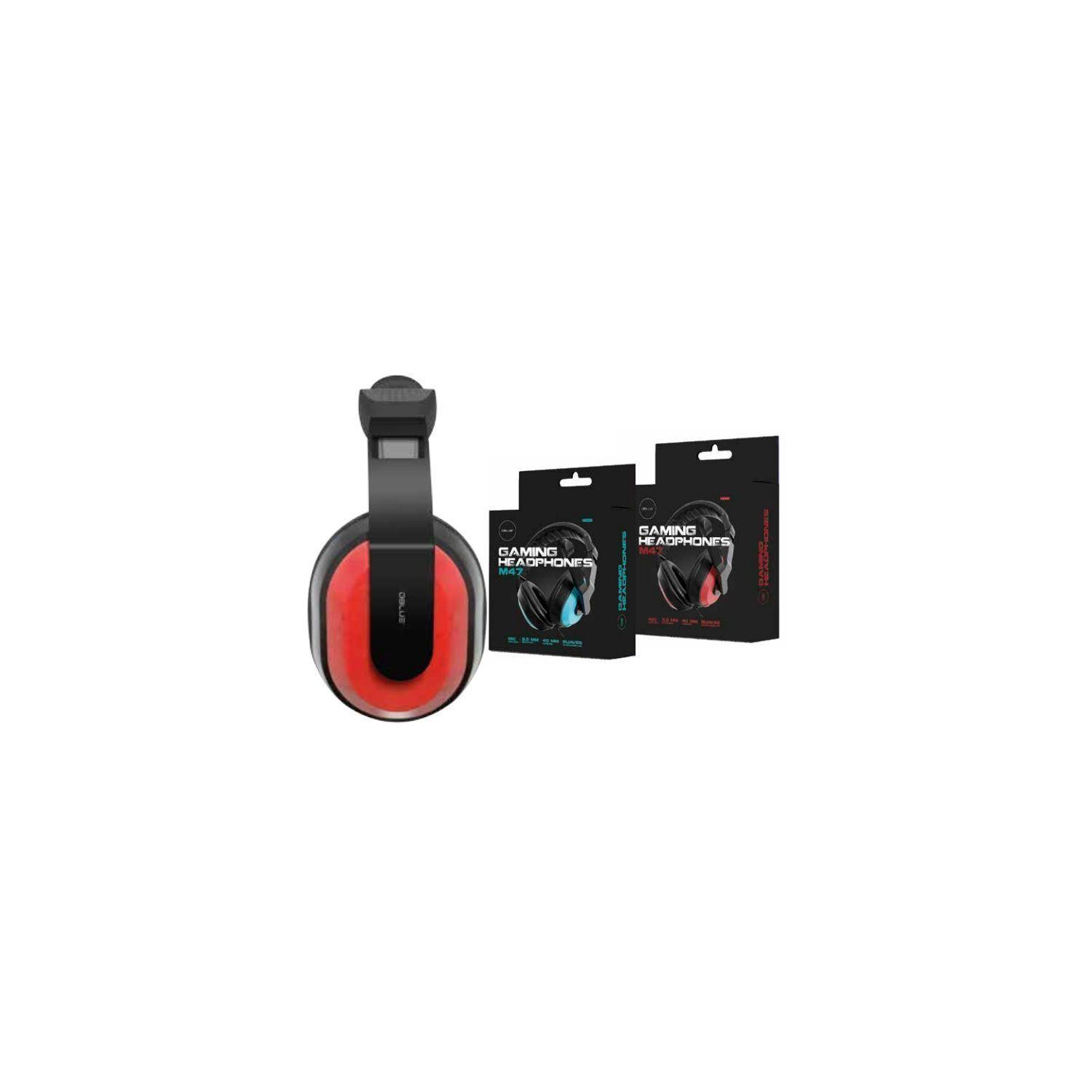Audífono Ps4 Y Consolas Gamer 3.5mm Rojo-2