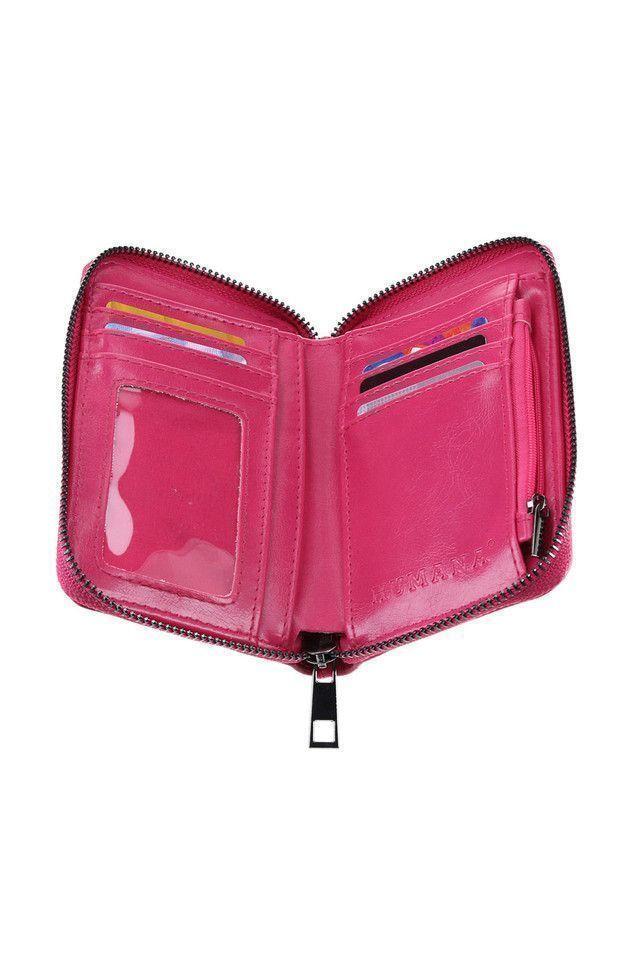 Billetera Mediana Fucsia Folk Fire Orchid Humana-2