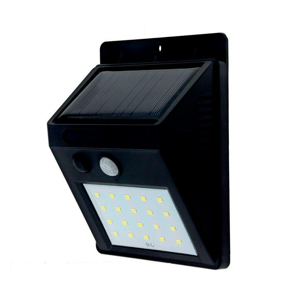 Foco Externo A Muro Solar 4W Con Sensor 172*115Mm Megabright-0