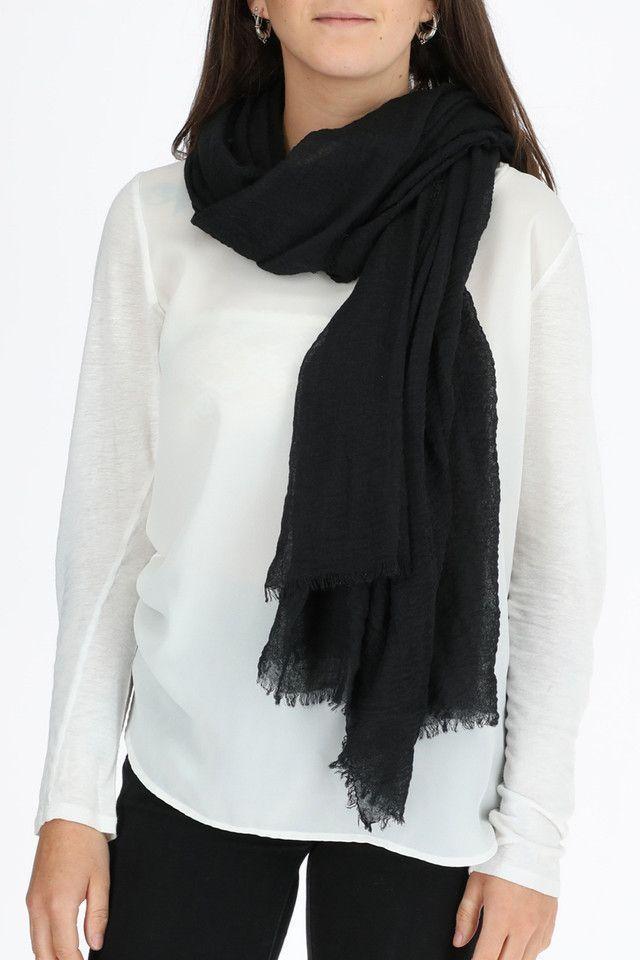 Pañuelo Liso Lupe Negro ID-1