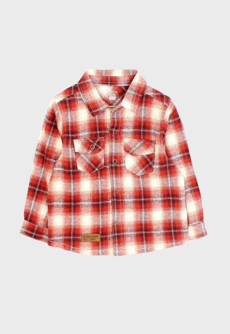 Camisa bb niño escocesa outside 146-0