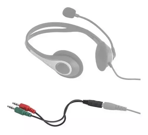  Adaptador Audio Microfono 2 Aux Macho A 1 Aux -2