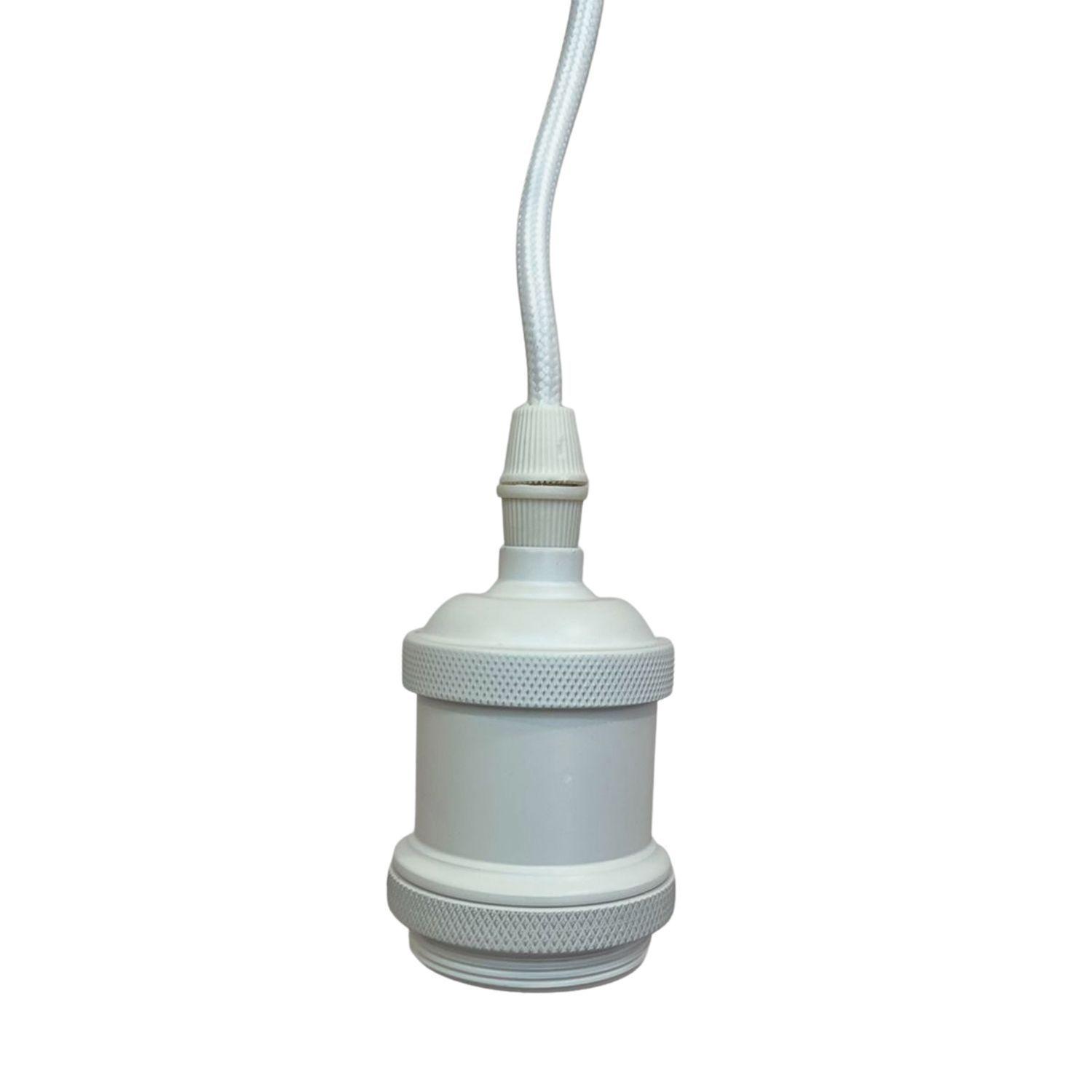 Soquete E-27 Retro Blanco Vintage-3
