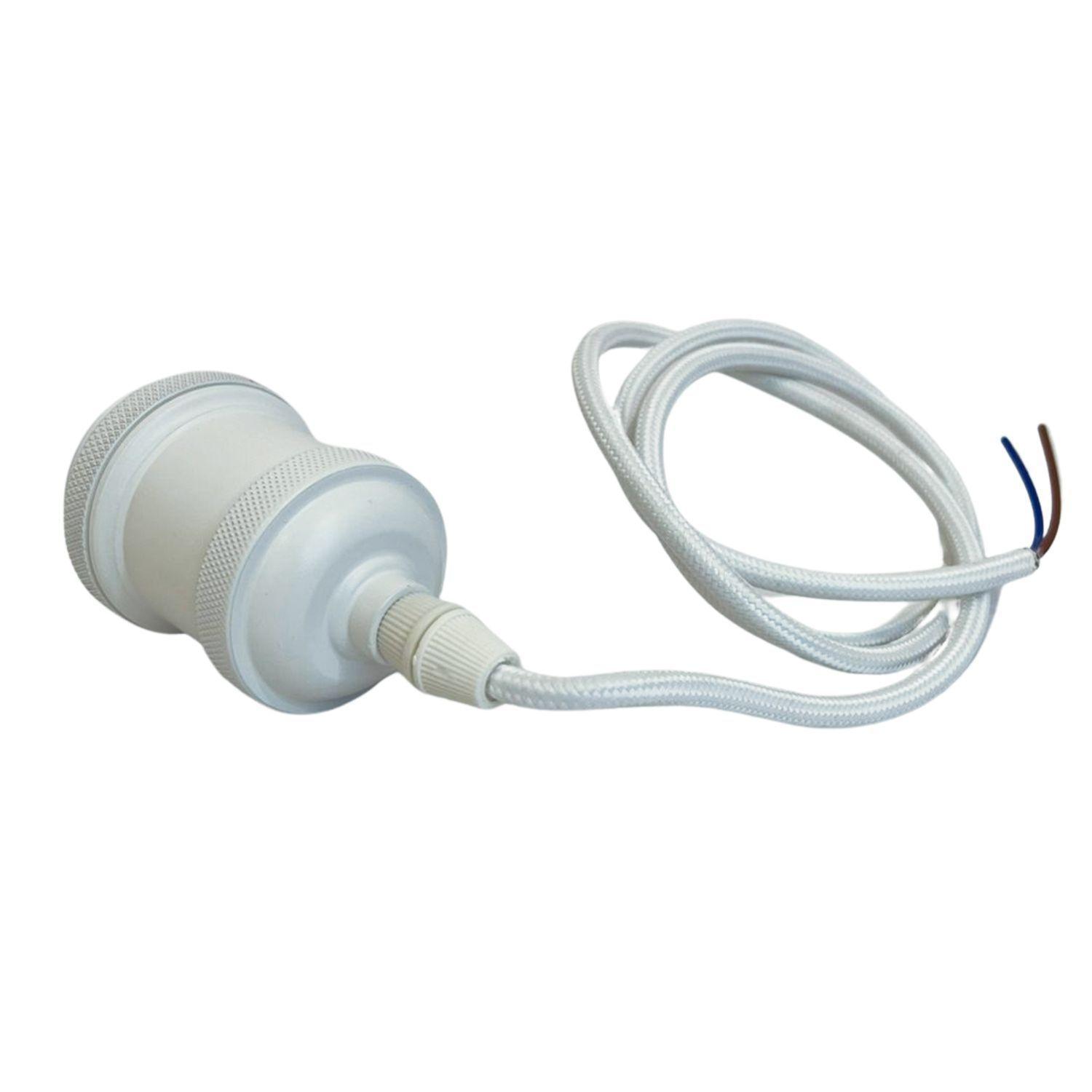 Soquete E-27 Retro Blanco Vintage-4