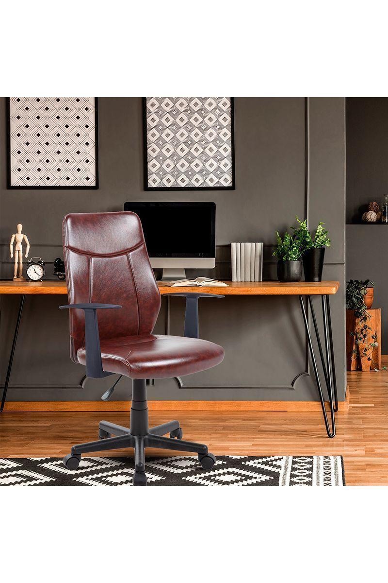 Silla de Oficina Trebol Café-5