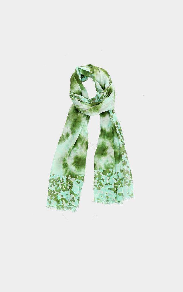 Pañuelo Estampado Olinda Verde i-D-0
