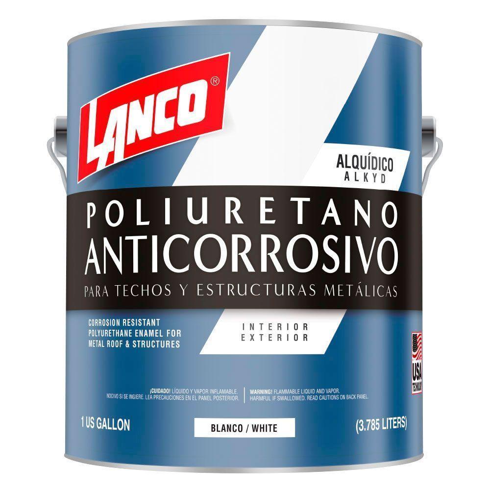 ANTICORROSIVO DE POLIURETANO PARA TECHOS Y ESTRUCTURAS BLANCO 1GL-0