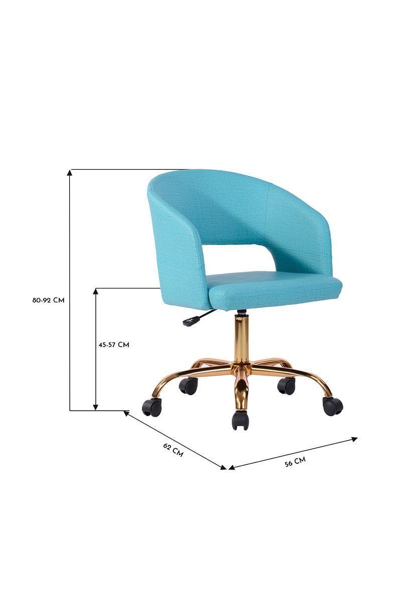 Silla de Escritorio New Cronwell Celeste-2