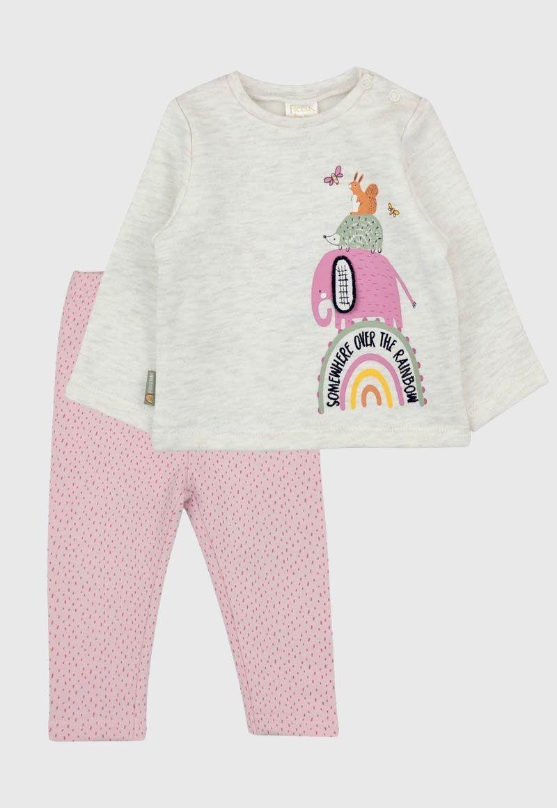 Conjunto New Born Niña Rainbow-0