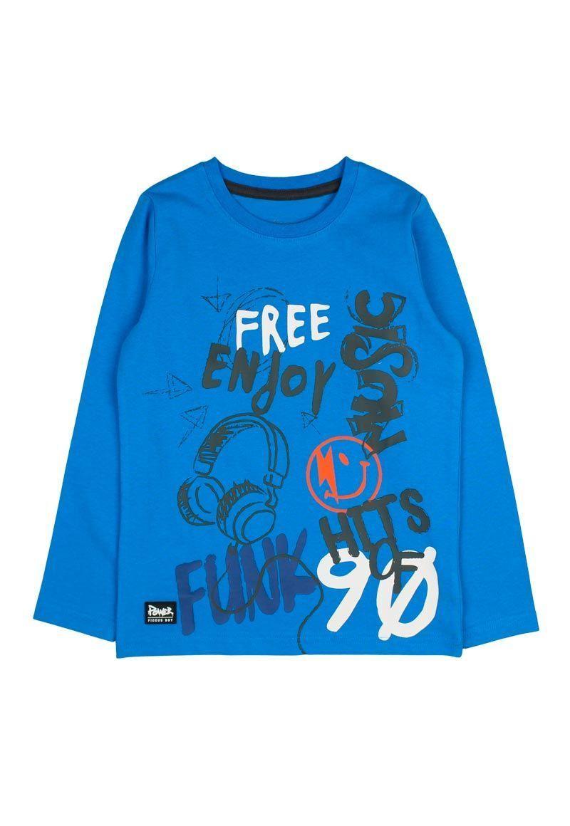 Polera kids niño estampada power 237-0