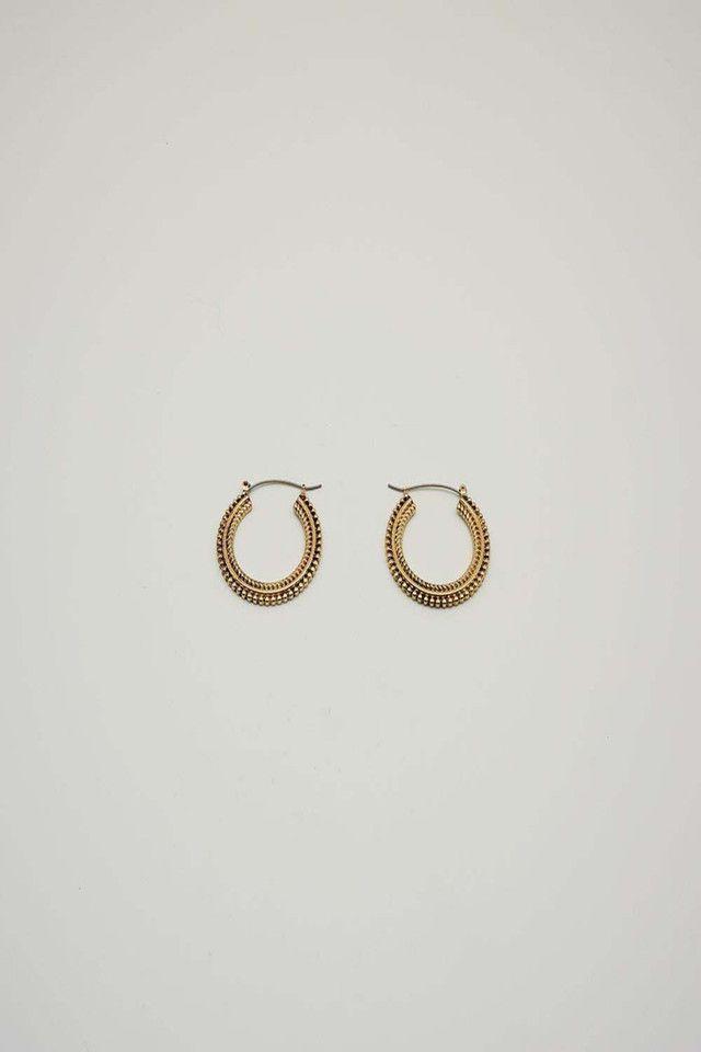 Aros Argollas Maya Dorados  i-D-0