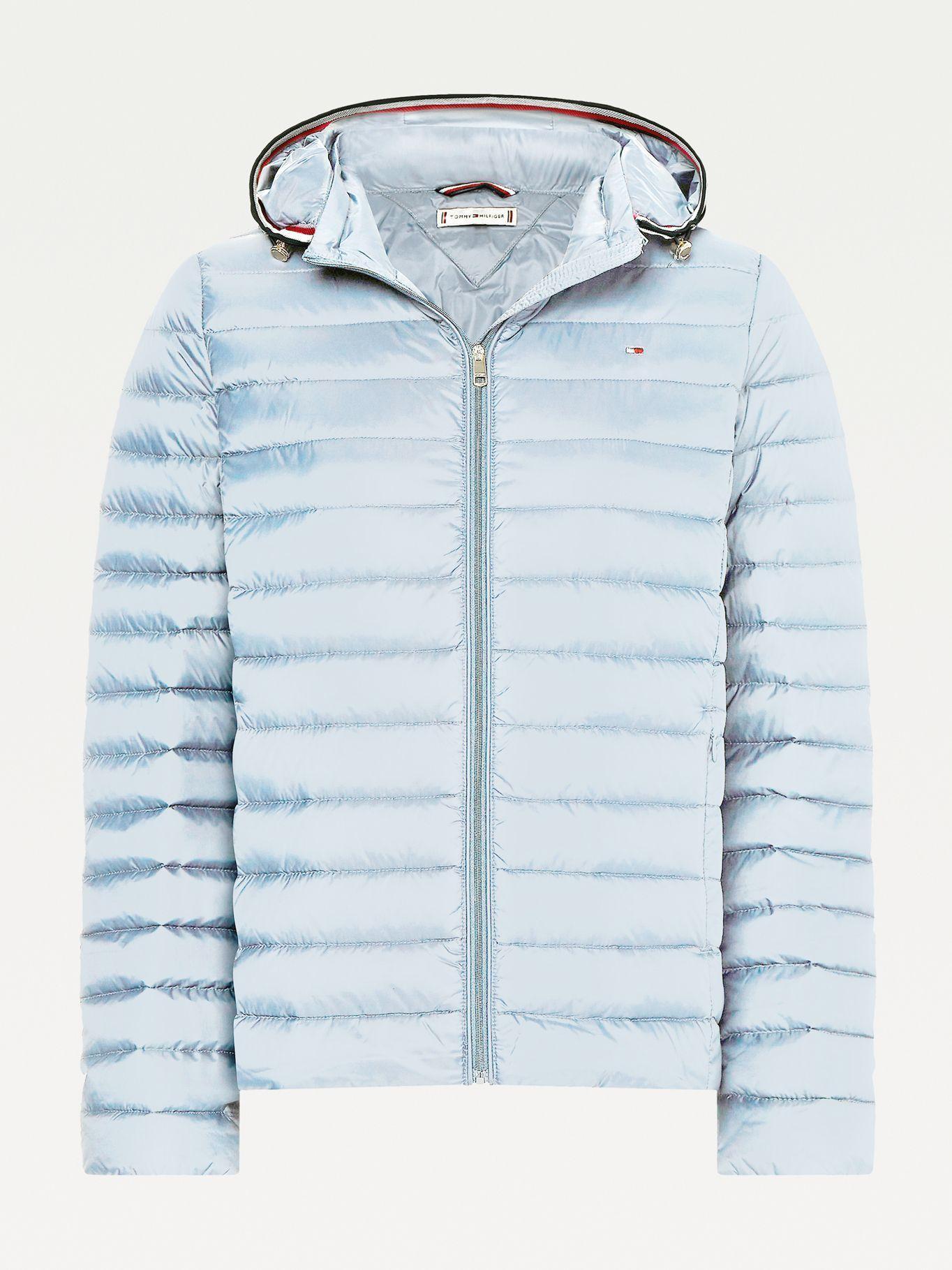 Chaqueta Th Essential Down Celeste Tommy Hilfiger-4
