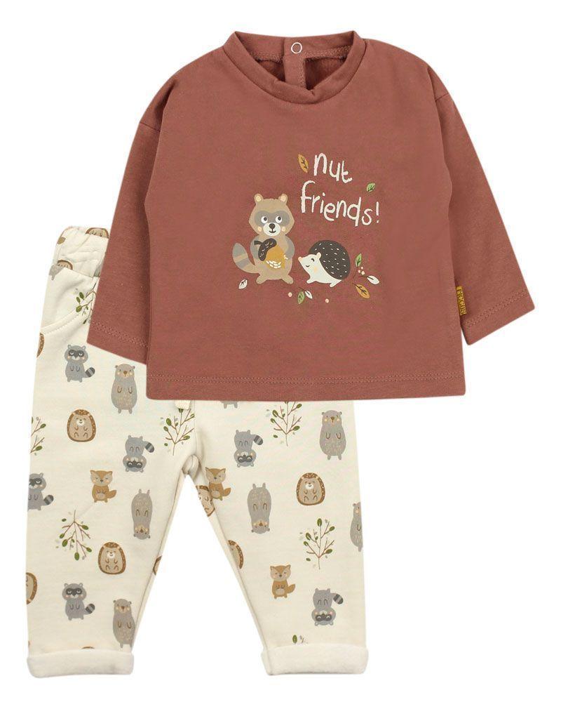 Conjunto New Born Niño Franela Woody Ficcus-0