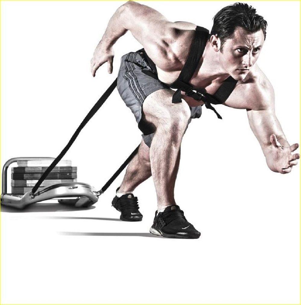 Arnés De Trineo Fitness Entrenador De Velocidad Y Fuerza AA93-5