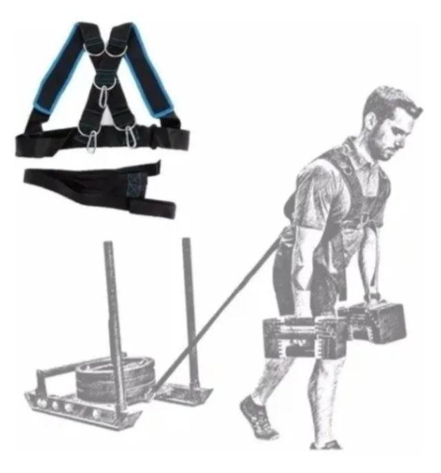 Arnés De Trineo Fitness Entrenador De Velocidad Y Fuerza AA93-4