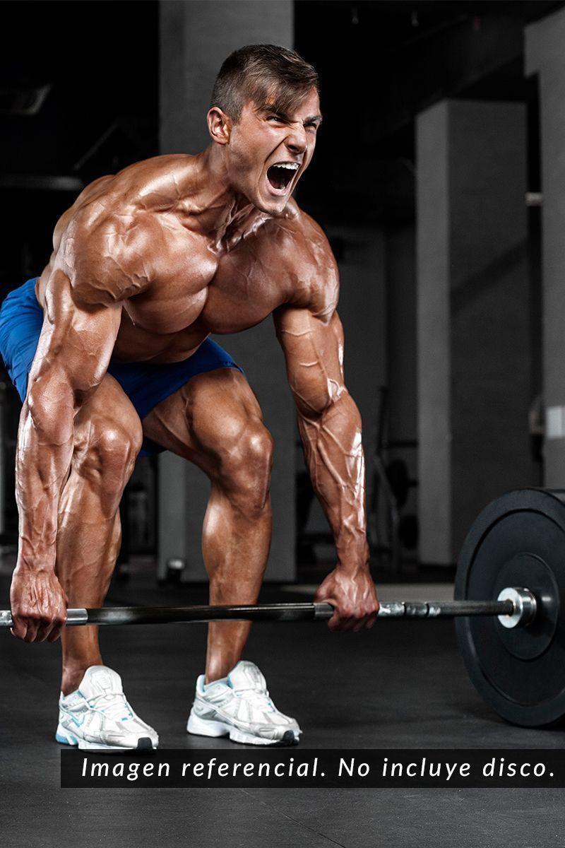 Barra Olímpica de 182 cm - Diámetro 5 cm Gris-1