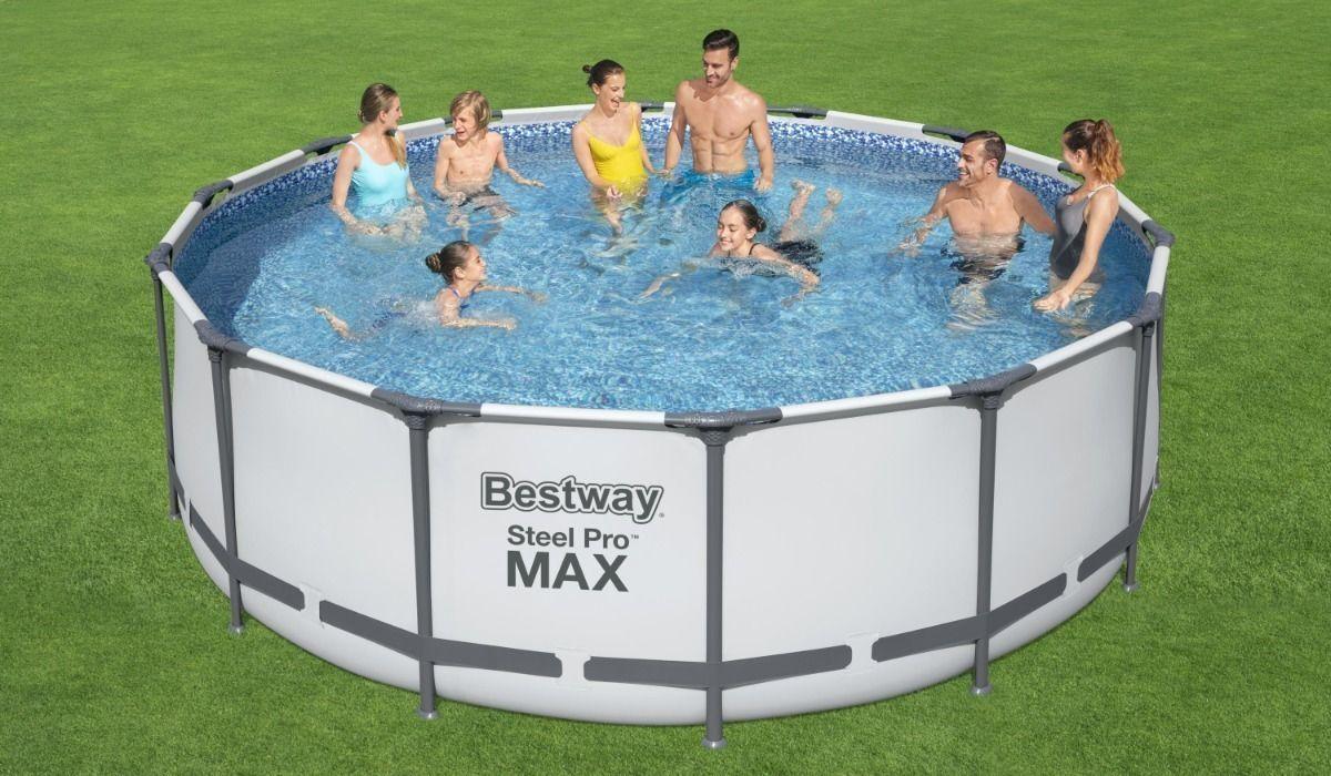 Piscina Estructural Steel Pro Max Redonda 427x107cm- 13m3-1