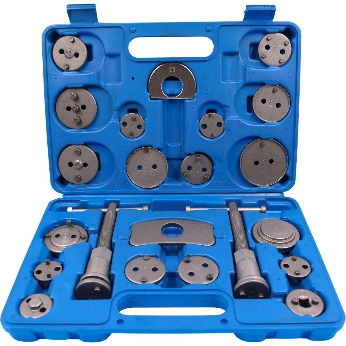 Kit  Para Comprimir Piston Caliper Calibrar Frenos 18 Piezas-0
