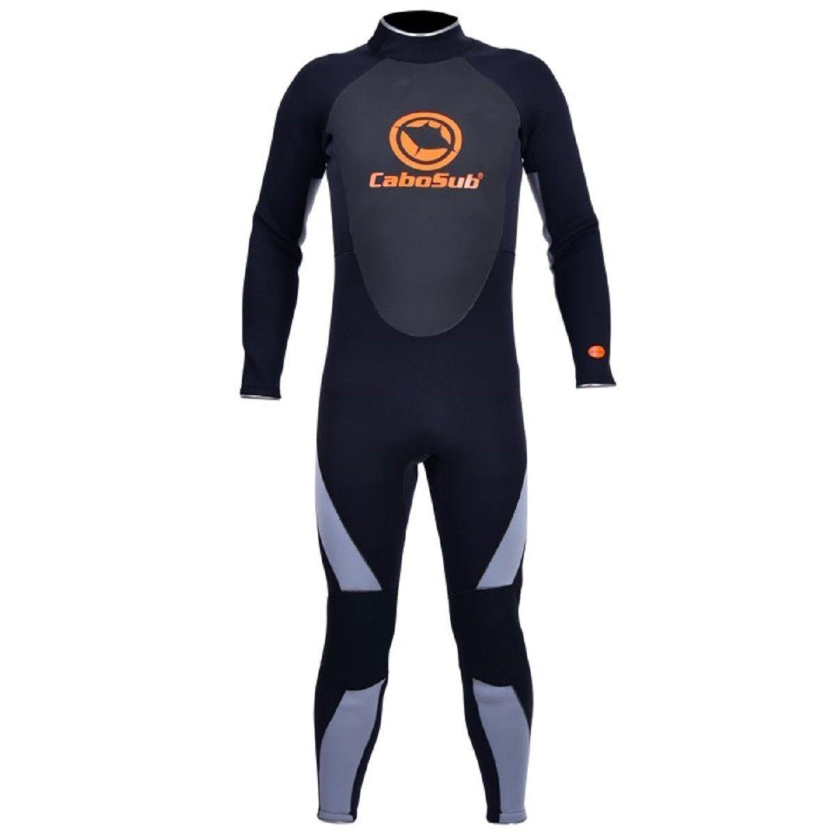 Traje Surf Adultos Modelo Black 3/2 Mm Cabosub-1
