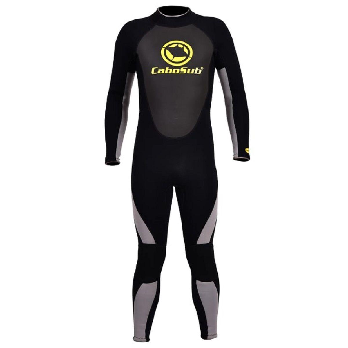 Traje Surf Adultos Modelo Black 3/2 Mm Cabosub-0