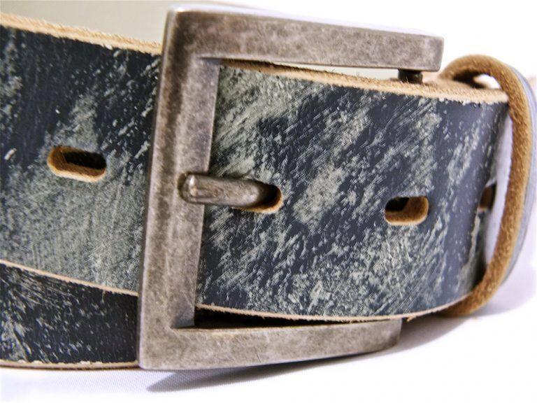 CINTURÓN CUERO JASPEADO LISO-2