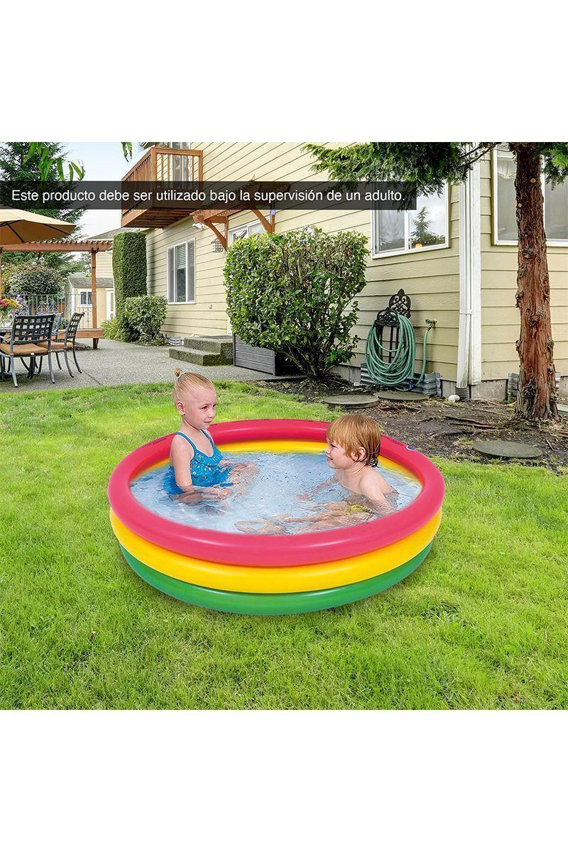 Piscina Infantil Redonda 95 L 22x100 cm Multicolor-5
