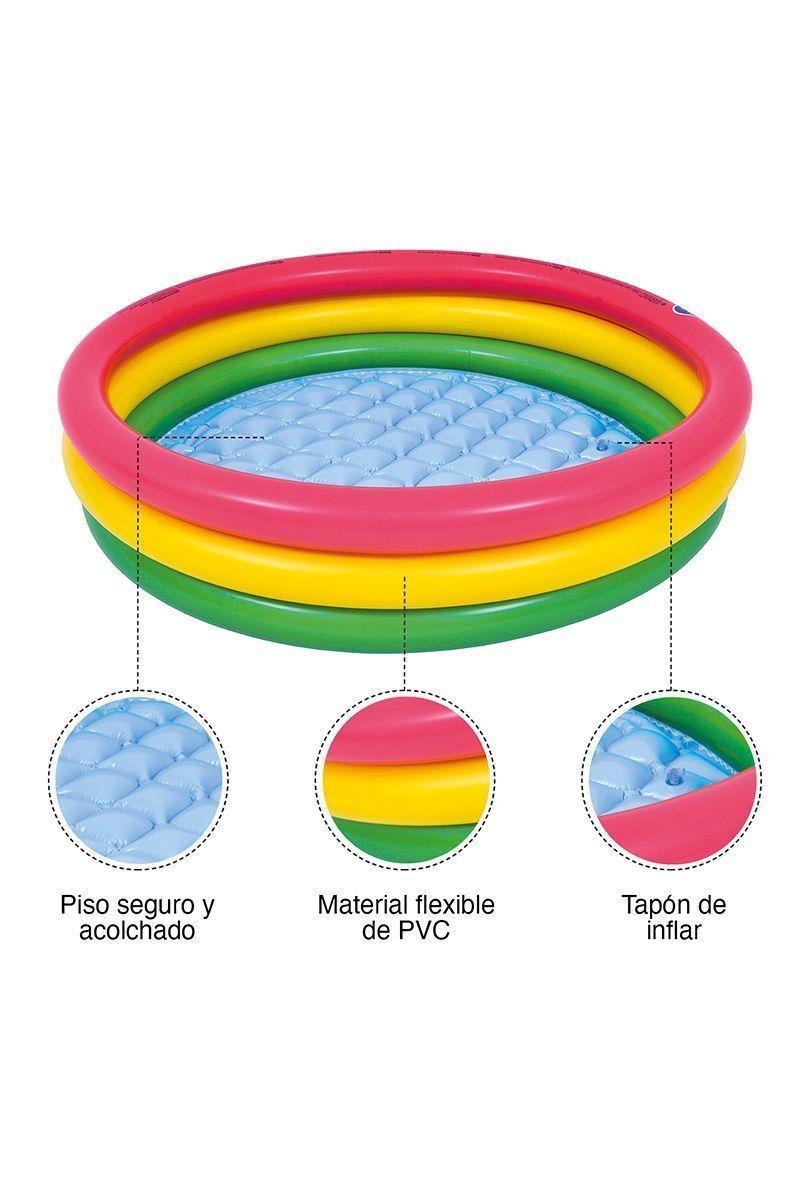 Piscina Infantil Redonda 95 L 22x100 cm Multicolor-3