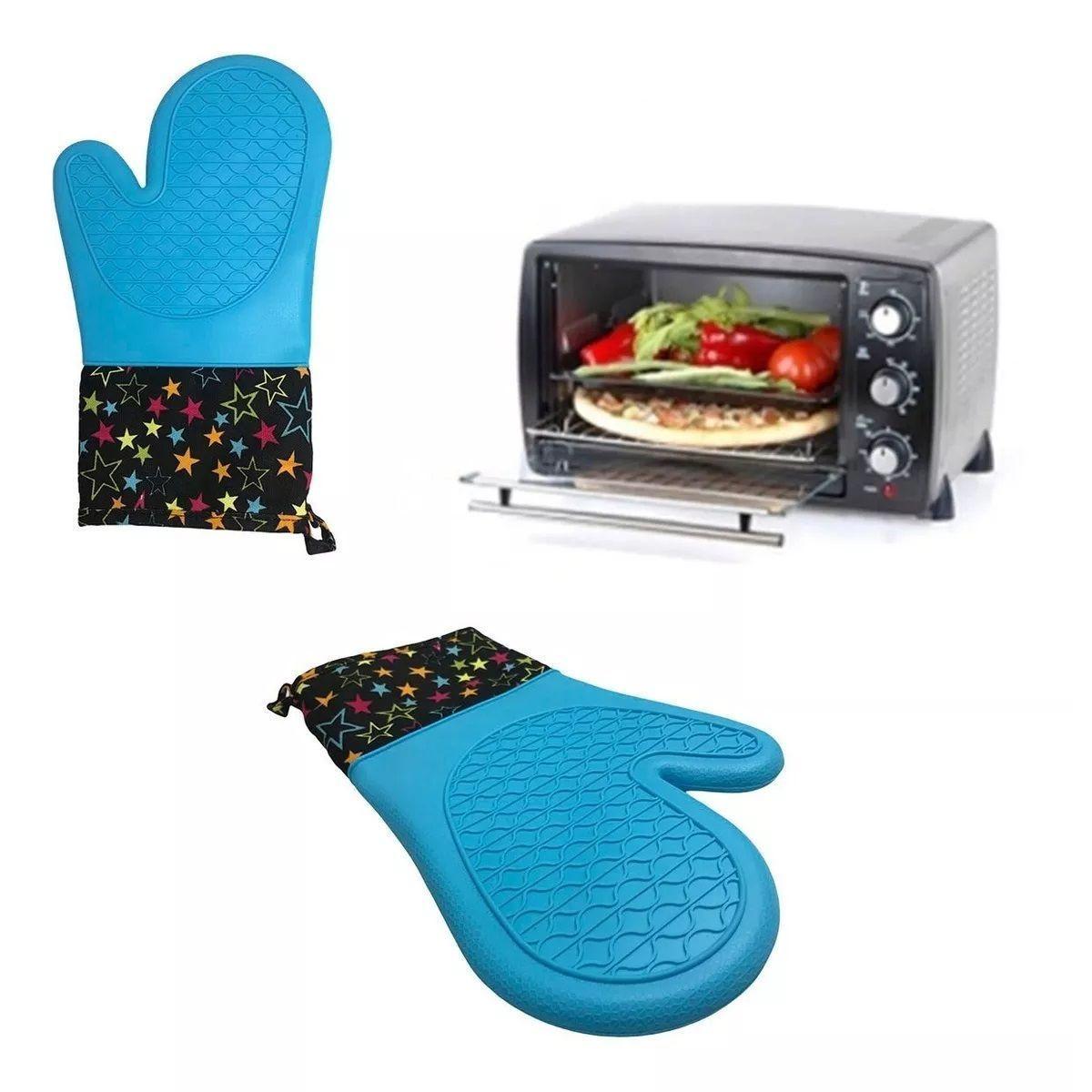 Guantes De Silicona Horno Toma Olla Guante cocina-2