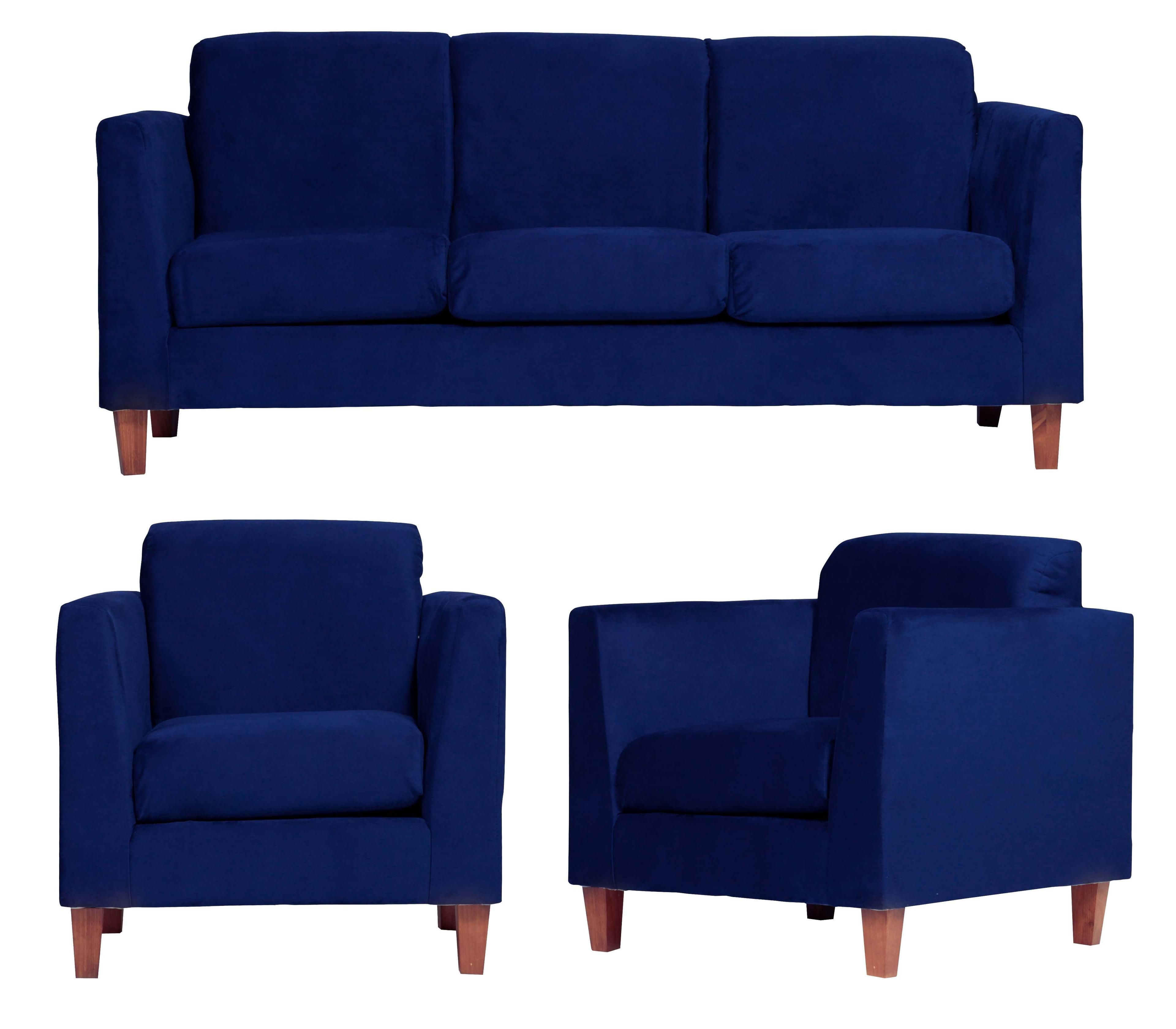 Living Trento 3+1+1 Azul-0