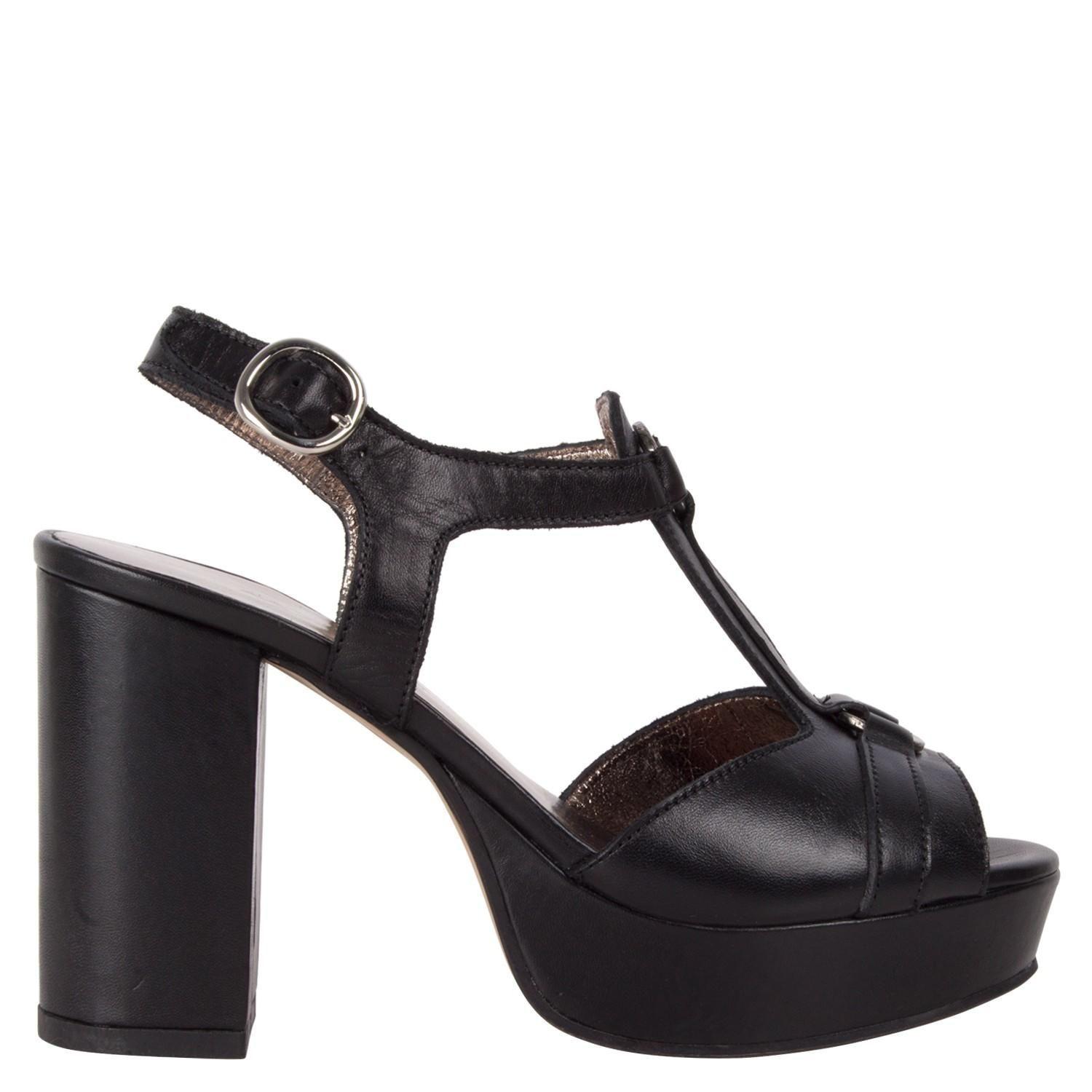 Sandalia Rousseau Mingo Mujer Negro - 4009-1