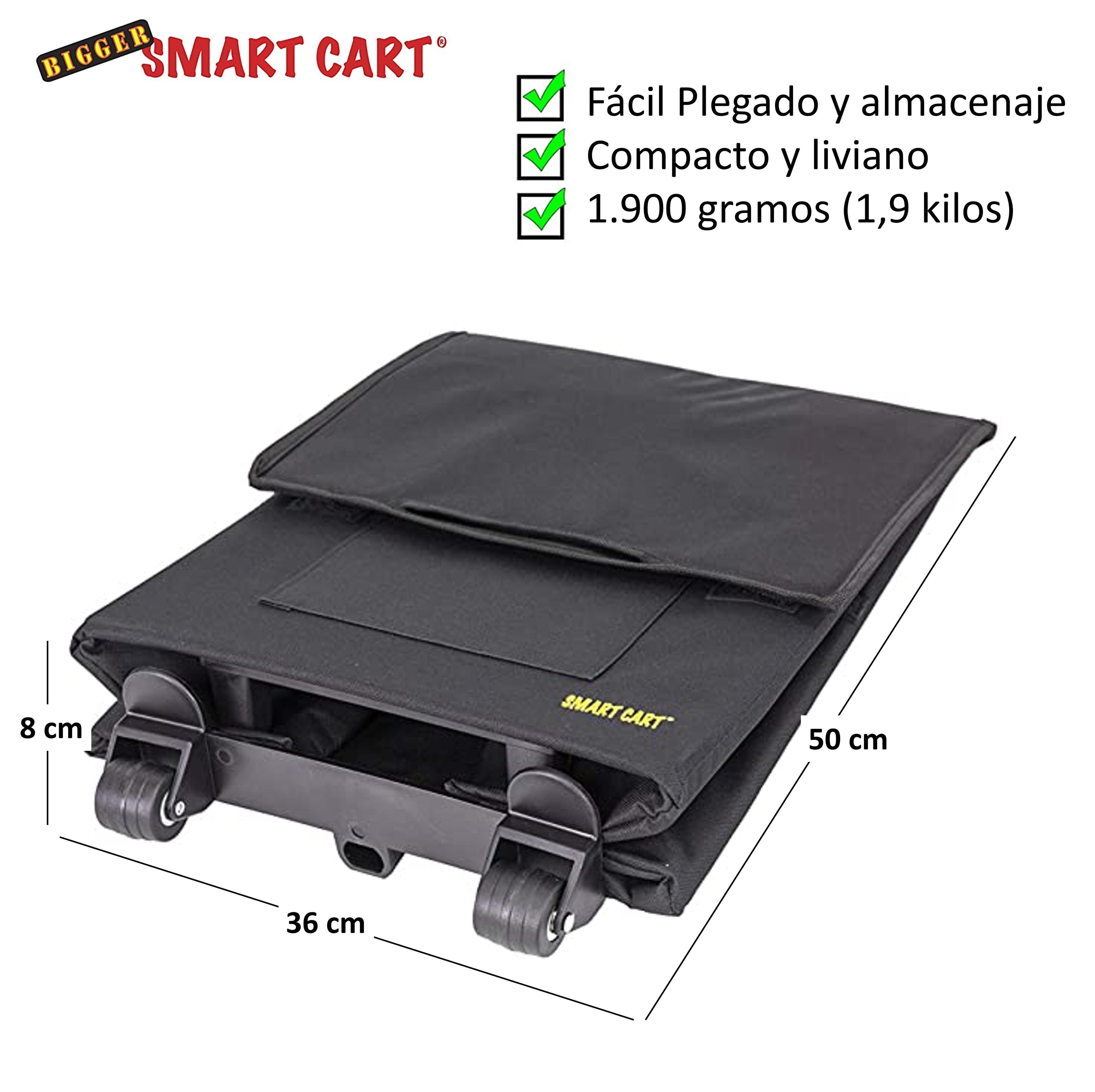 Carro Plegable De Carga Multiuso Smart Cart Compras Feria Black-5