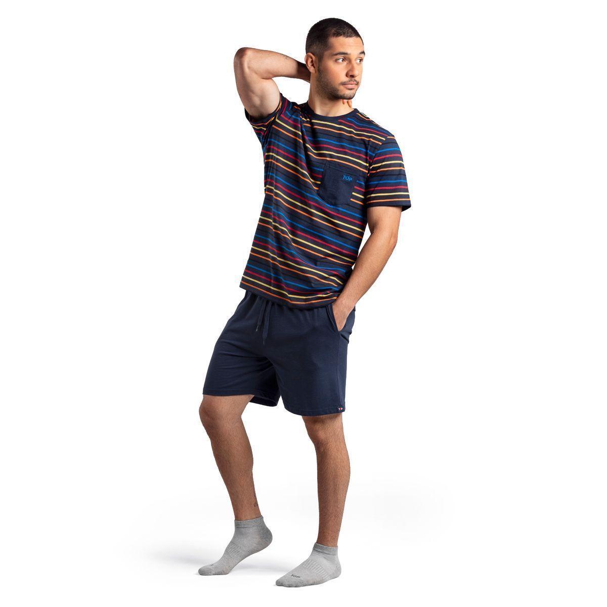 Pijama Algodón Hombre Verano 234 C1 Top-0