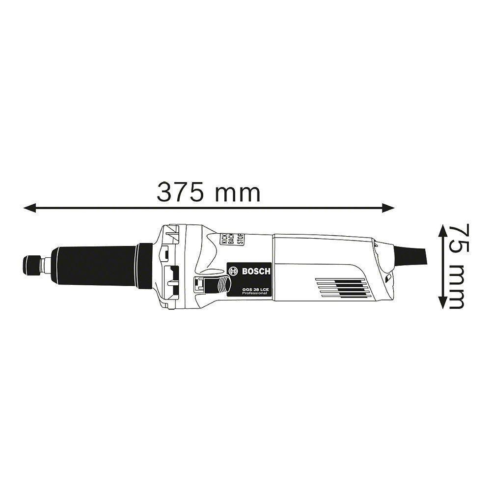 Rectificadora Recta GGS 28 LCE 220V Bosch-1