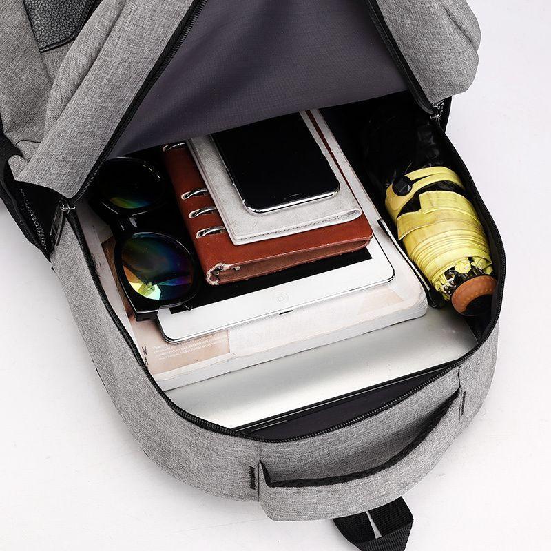 Mochila para Laptop impermeable con puerto USB-5