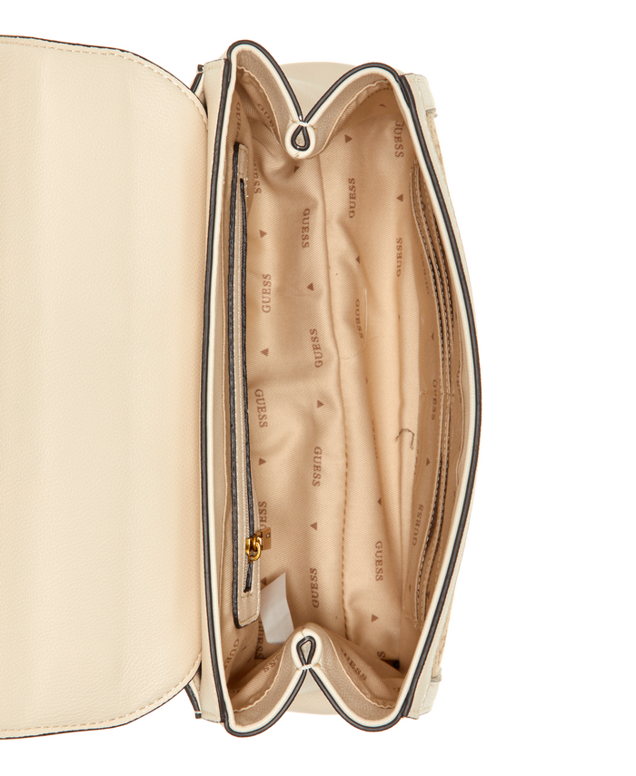 Cartera Guess Katey Flap Shoulder Bag Lls Blanco-3