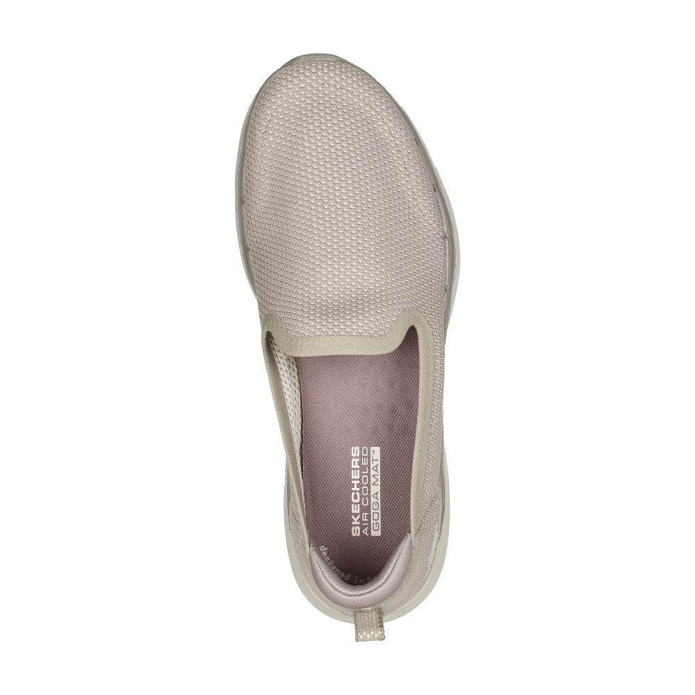 Zapatilla Mujer Go Walk 6 Beige Skechers-1