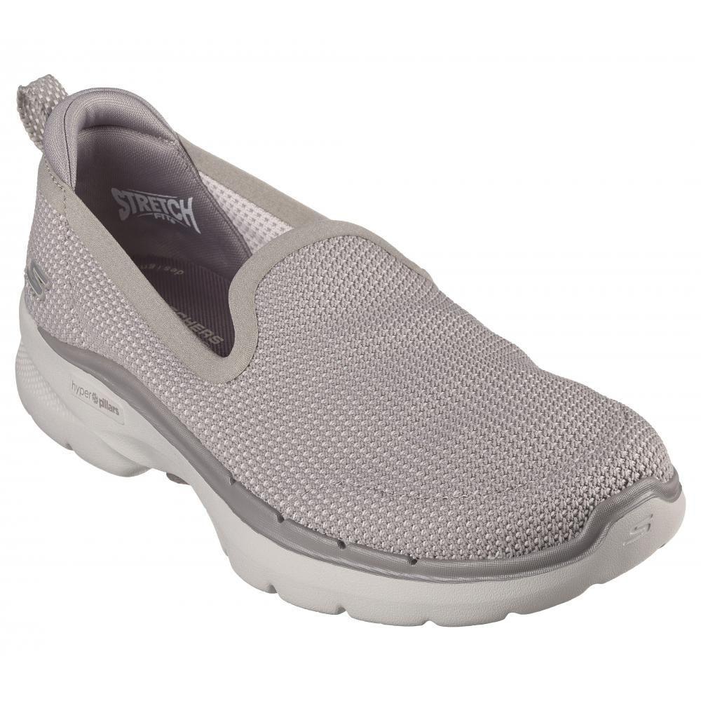 Zapatilla Mujer Go Walk 6 Beige Skechers-0