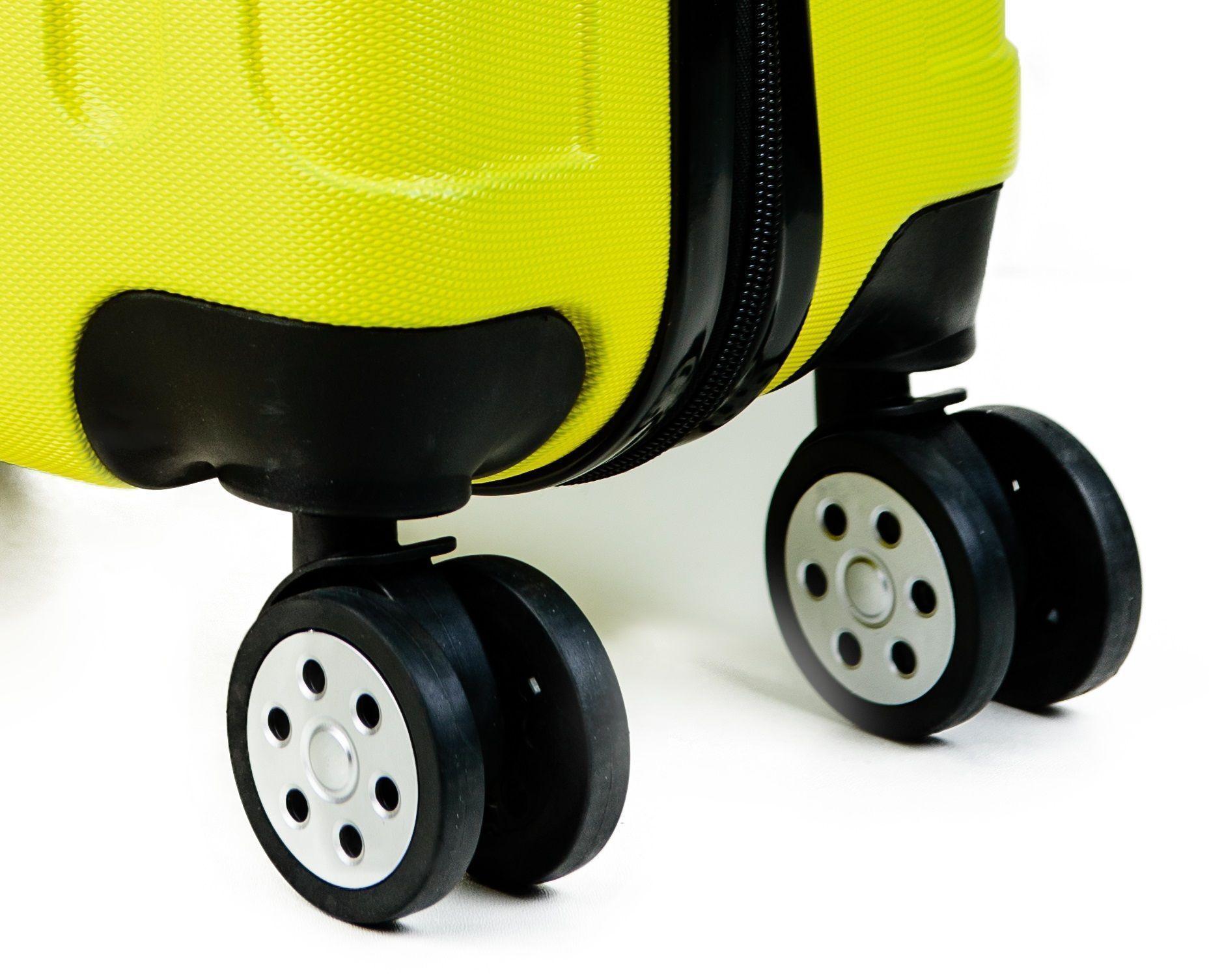 Maleta Cabina Carry On Valija Mano Premium Amarillo-2