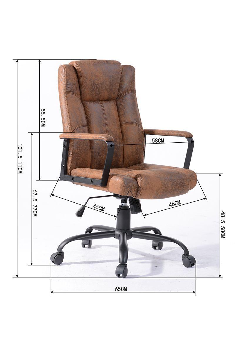 Silla Oficina Vintage Acolchada Altura Regulable-2