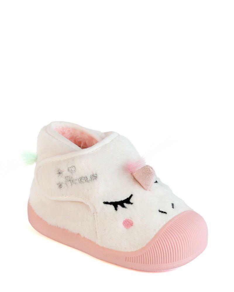 Zapatilla Velcro A Gatear Soft Niña Ficcus-0