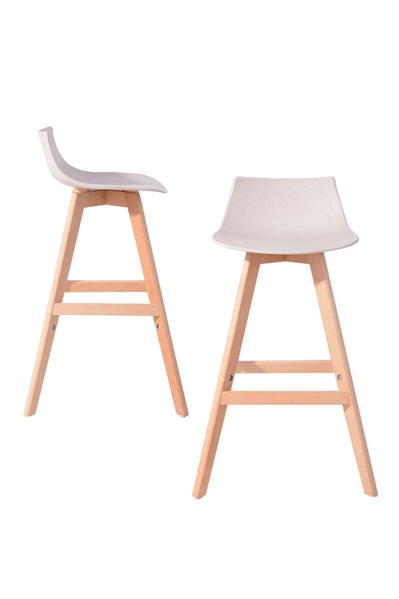 Pack 4 Pisos Bar Bistró Pu Taburetes Reposapiés-3