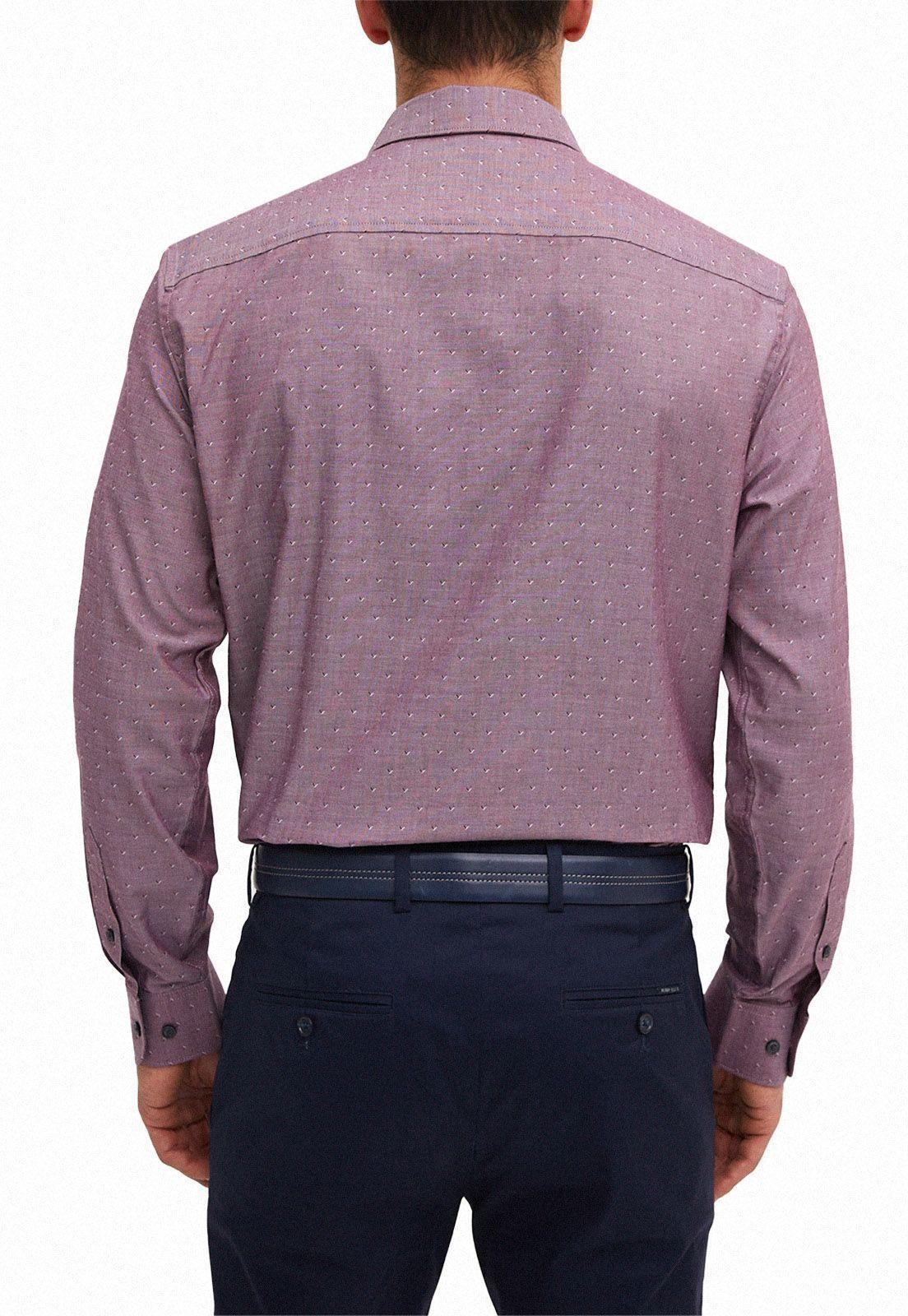 Camisa diseño dobby burdeo-1
