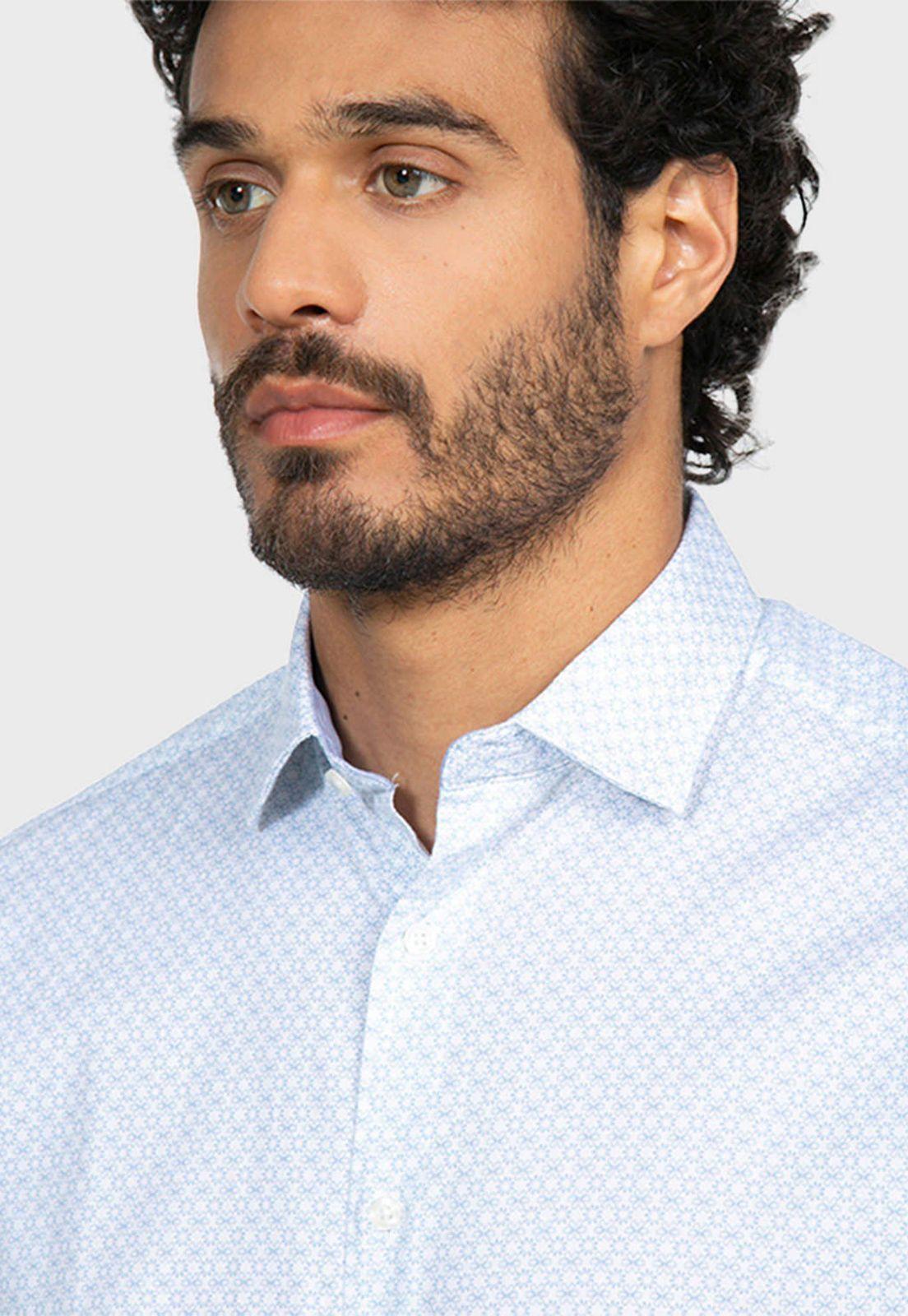 Camisa Casual Spandex Floreada-2