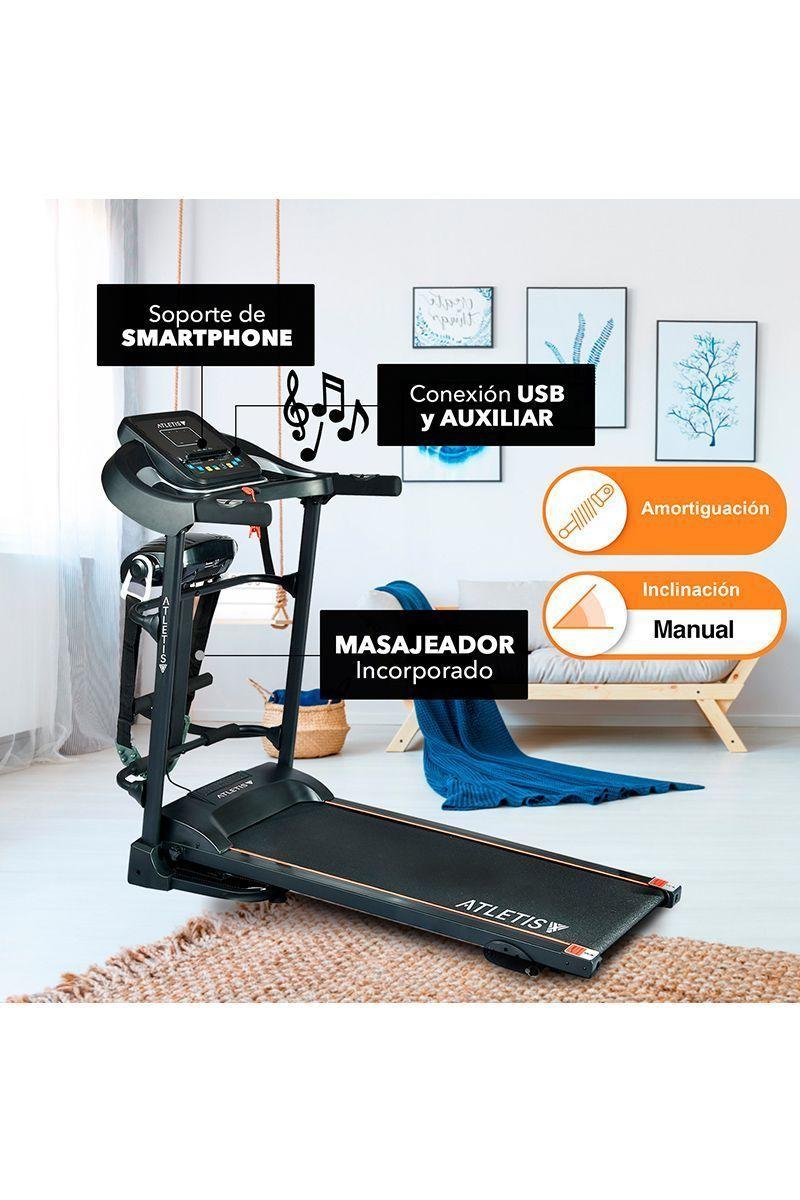 Trotadora Atletis Fit BSD8050 MP3 USB Negro-4