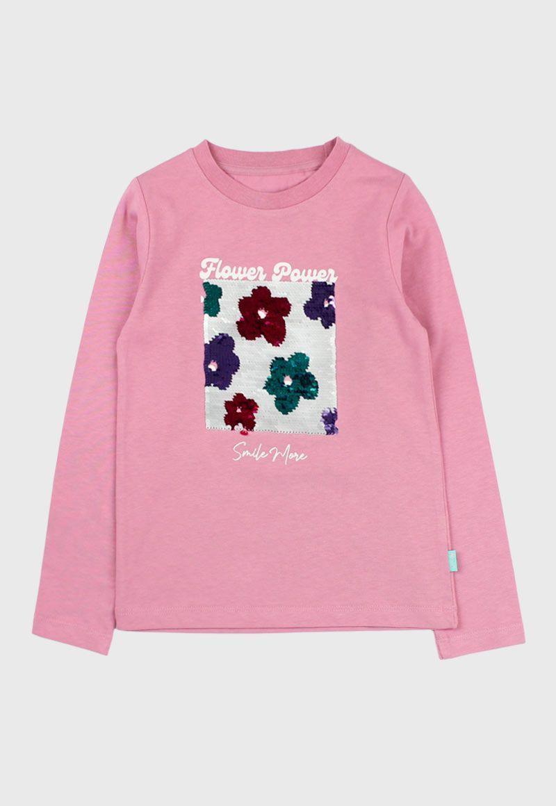 Polera kids niña lentejuelas day to day 737-0
