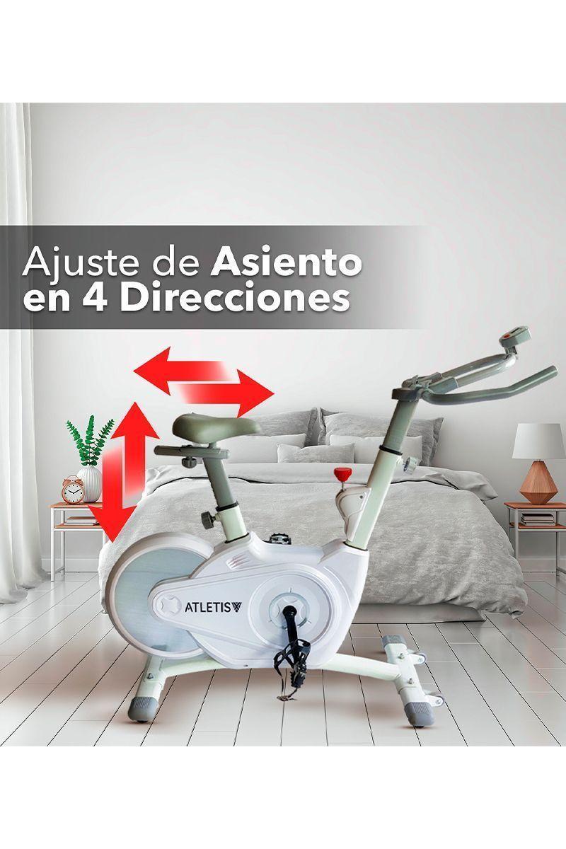 Bicicleta Spinning Fitness Volante 6 Kg Blanco-4