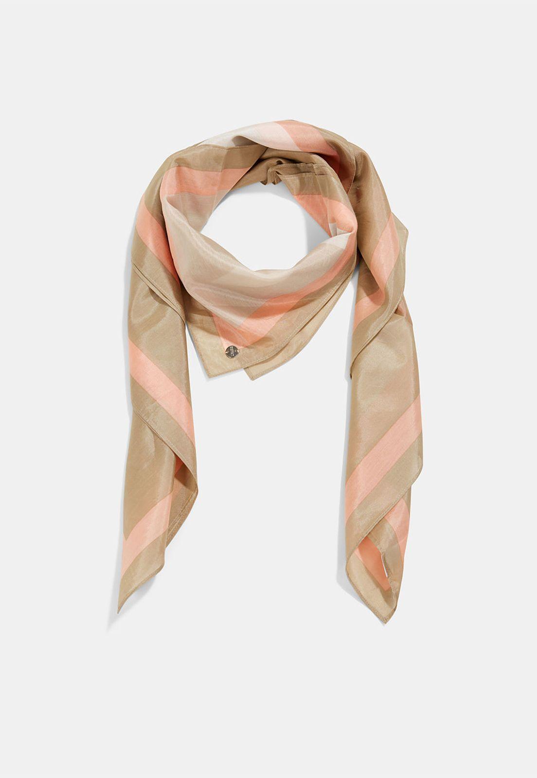 Pañuelo Cuadrado Con Estampado Esprit Arena-0